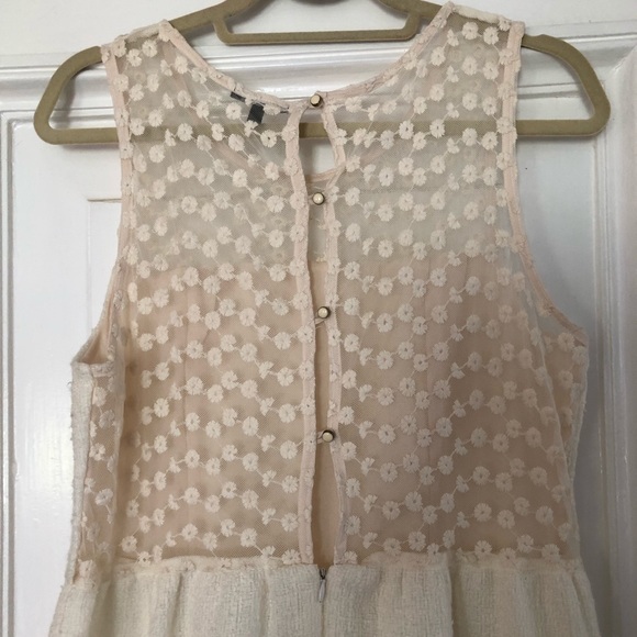 Monteau Vintage Off-White Dress - Picture 4 of 4